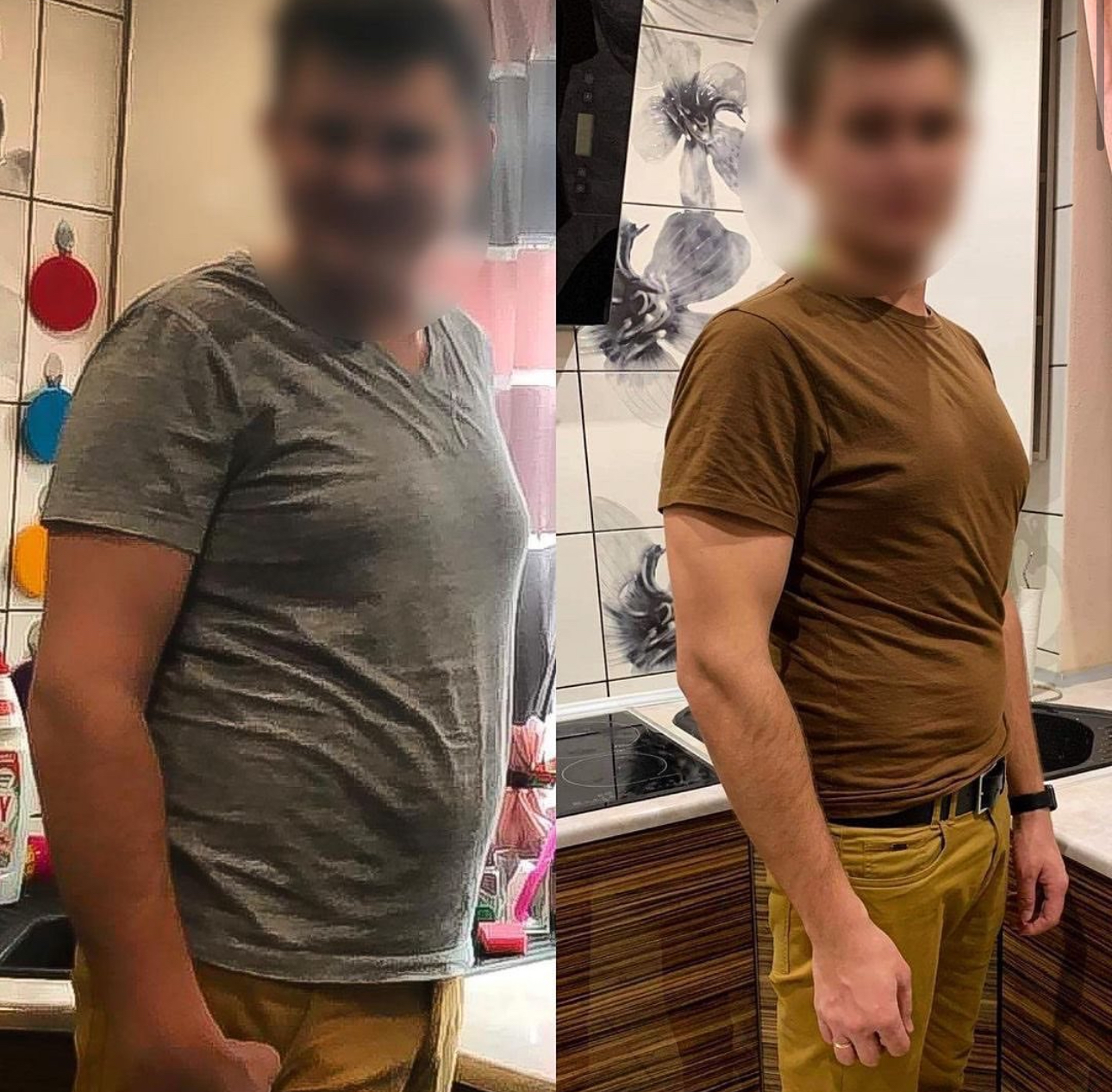 przykładowe zdjęcie przemiany naszego klienta